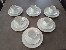 Kaffee Gedecke 6 Personen Mitterteich Bavaria Goldrand