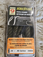 Hoppes BoreSnake .44 .45 Caliber Pistol Gun Barrel Cleaner Pull Thru 24004 - NEW