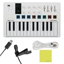 Arturia MiniLab 3 MIDI Keyboard Controller, Lavalier Omnidirectional...-OPEN BOX