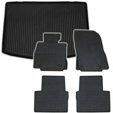 Gummi Kofferraumwanne Fußmatten für Mazda CX-3 2015- Set Passform Matten Wanne