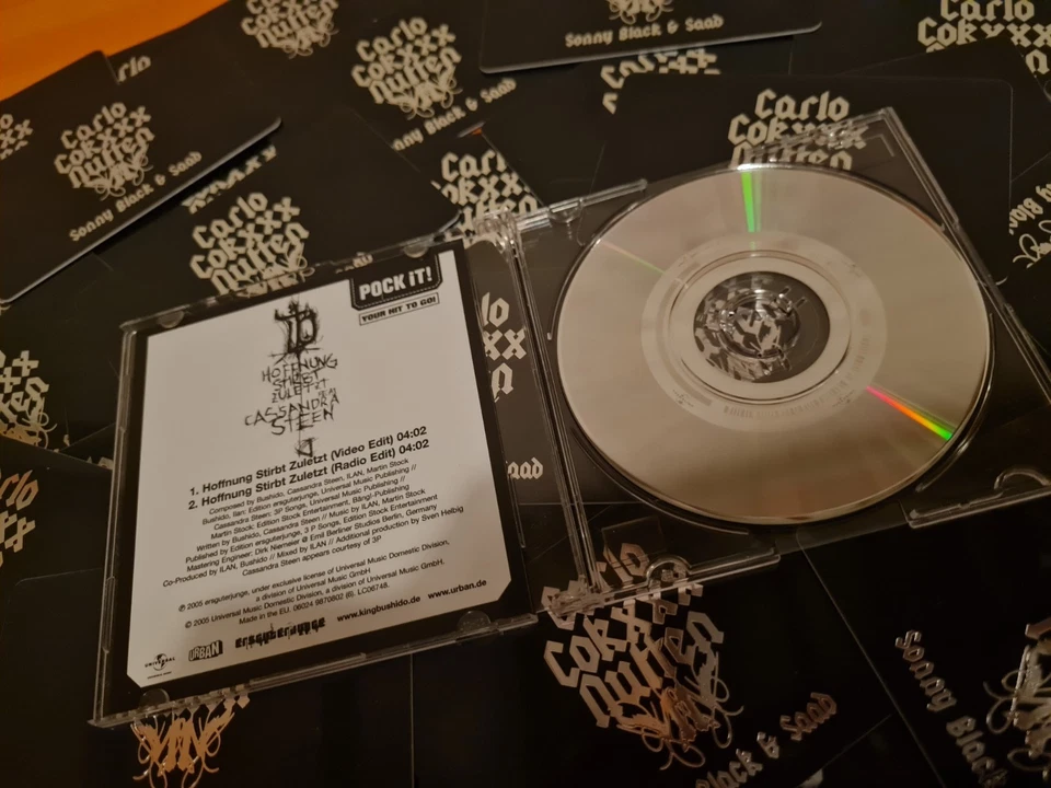 Bushido Feat. Cassandra Steen Hoffnung Stirbt Zuletzt Pockit CD & CCN Card - Bild 2 von 2