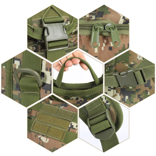 25L Militär Molle Taktischer Rucksack Camping Wanderrucksack Reisetasche Outdoor - Bild 22 von 25