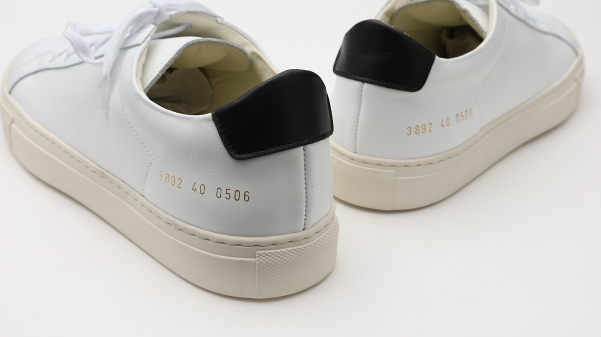 新品・未使用／COMMON PROJECTS／ACHILLES／サイズ40 Common Projects Woman Achilles Low Black White Size 40/US 10
