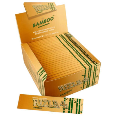 Rizla Bambus King Size Ultradünnes Bambus Blättchen Natur Slim Papers UK.