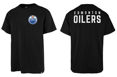 NHL Edmonton Oilers T-Shirt Backer Echo Shirt Fanshirt mit Rückenprint