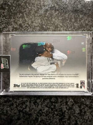 2019 Topps Now Ichiro Suzuki Ken Griffey Jr #5&frasl;5 Auto Game Used Logo Base  Relic