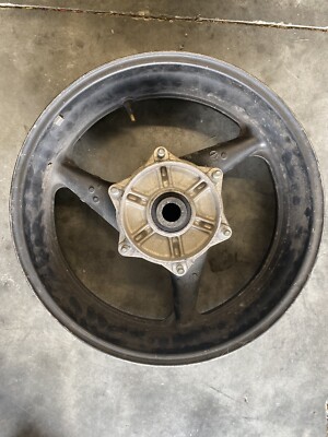 2000 00 01 Honda CBR 929 CBR929RR OEM Rear Wheel Rim Straight 17x6 - Main Image