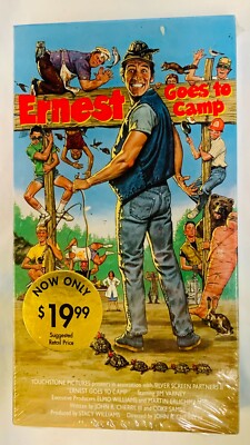 Ernest Goes to Camp VHS Jim Varney NEW FACTORY SEALED RARE OOP