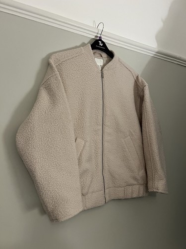 H&M Teddy Bomber Jacket- Size S New - Picture 2 of 6