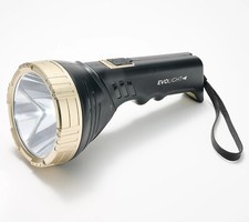 EVOLight - Rechargeable LED Flashlight with Built-in Power Bank - BLACK  GOLD
