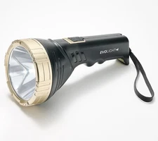 EVOLight - Rechargeable LED Flashlight with Built-in Power Bank - BLACK & GOLD