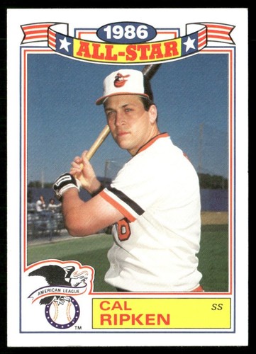 1987 Topps All-Star Cal Ripken #16 | eBay