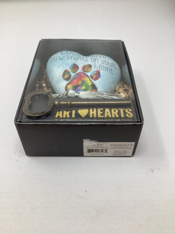 Impresiones de patas arte corazones perros dejar huellas de patas decoración Foto 3 de 4