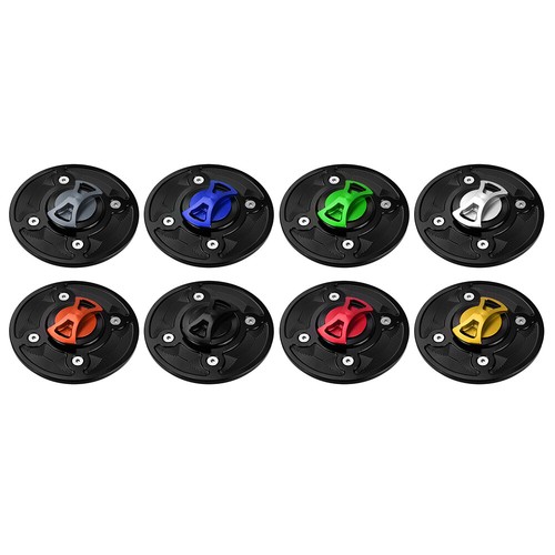 Keyless Fuel Gas Tank Cap Cover For Kawasaki Concours14 2010-13 & ER-6R 07-17 – Aluminum