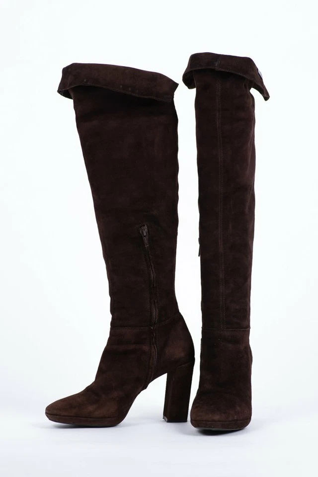 Botas altas de ante marrón Vic Matie, EU 37 Foto 3 de 4