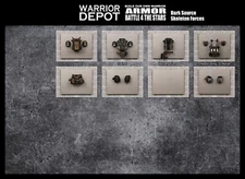 JoyToy Battle For the Stars Armor Set 4 Dark Source - 1:18 3.75" GI Joe