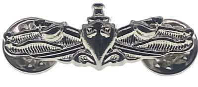 MINI Naval Surface WARFARE Specialist ESWS Badge Hat Silver Pin Enlisted US NAVY