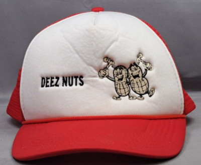 VTG Deez Nuts Trucker red Hat one size