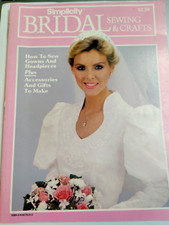 Simplicity Magazine Book Wedding Bridal Sewing Crafts Gowns Headpieces VTG 1983
