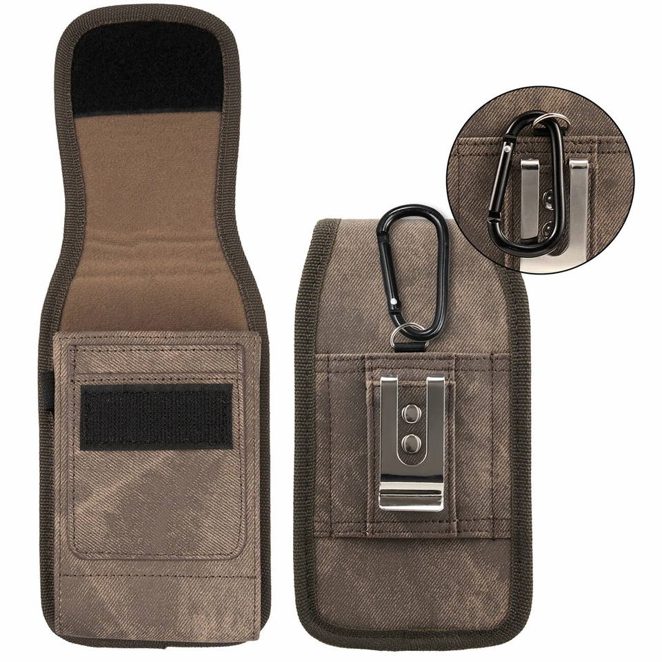 手机保护壳 皮带夹 尼龙 保护袋 夹套 适用于 iPhone 11 XR X 6 7 8 Plus — 第 2/4 张图片