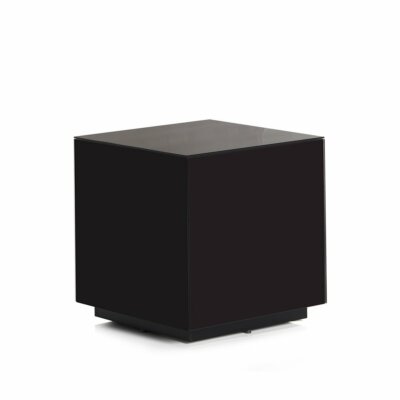 SONOROUS STB-45 All Glass Cube Side Table / Night Stand