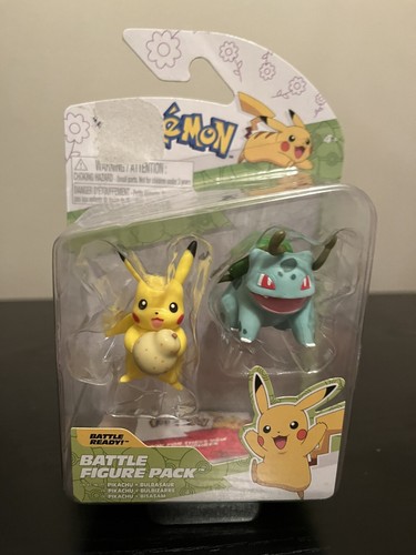 4 Pokemon Ostern bis zu 2" Figuren Pikachu Bulbasaur Togepi Battle Action Battle - Bild 2 von 7