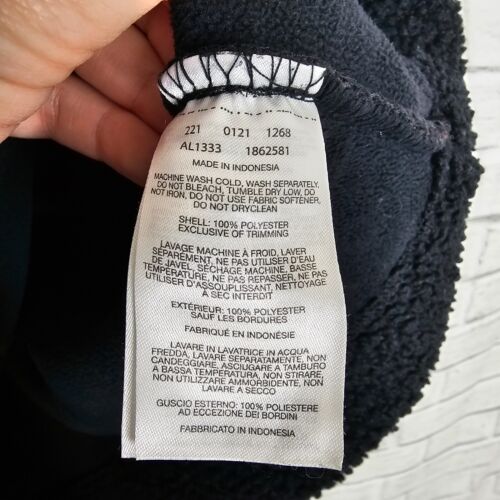Columbia Women's Panorama Sherpa Fleece Jacket XL Black Long Snap Closure Warm - Picture 9 of 13