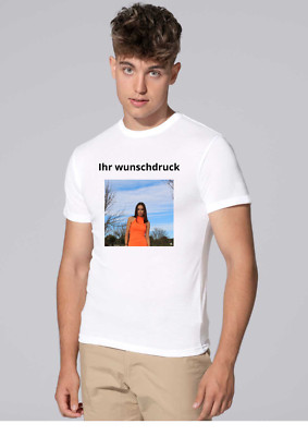 T-Shirt mit Foto Fotodruck Wunschfoto WASCHFEST DRUCK NICHT FÜHLBAR Sublimation