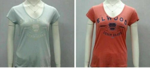 Elwood Cotton V-Neck Tops for Women