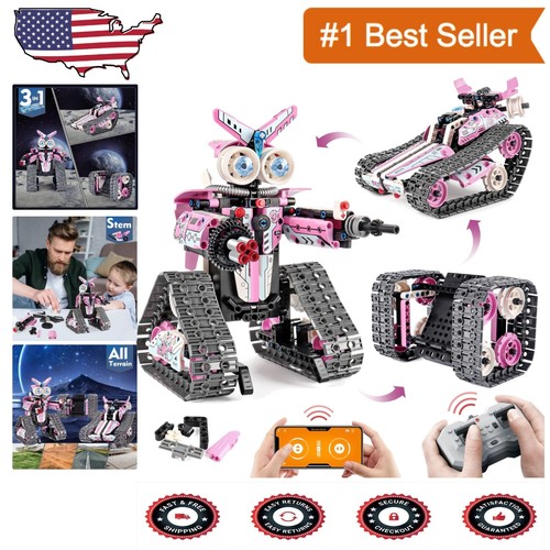 Fun and Safe Robot Toy Kit - 3-in-1 STEM Building Set for Creative Kids