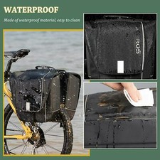 ROCKBROS Cycling Bike Pannier Waterproof Large Capacity Rear Rack Bag 2pcs 1 SET
