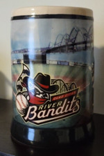 River Bandits Quad Cities Minor League Baseball Bier Stube Large Ceramic Mug