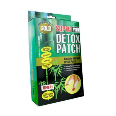 U.S. Jaclean Gold Bamboo Power Foot Detox Patch (32 Patches) Made in Japan