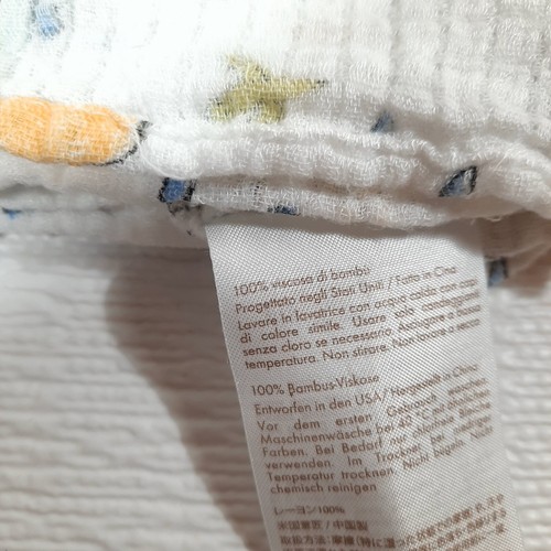 Aden + Anais Ellie Elephant Baby Blanket Bird swaddle Bamboo Blue Gray Yellow - Picture 3 of 7