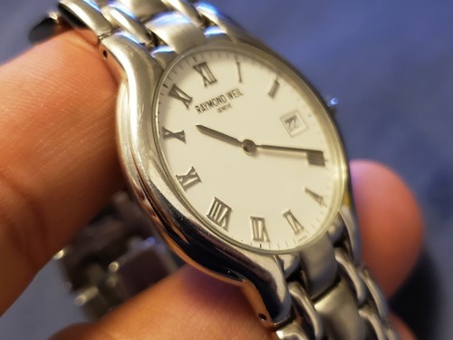 Raymond Weil Parsifal White Roman Dial Steel Quartz Ladies Watch 8810-SSR - Picture 4 of 6
