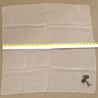 Very Chic 50's Motif Chiffon Scarf  37" Square — photo 4