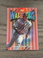 1997 Topps Finest Bronze Refractor Garret Anderson 21 California Angels