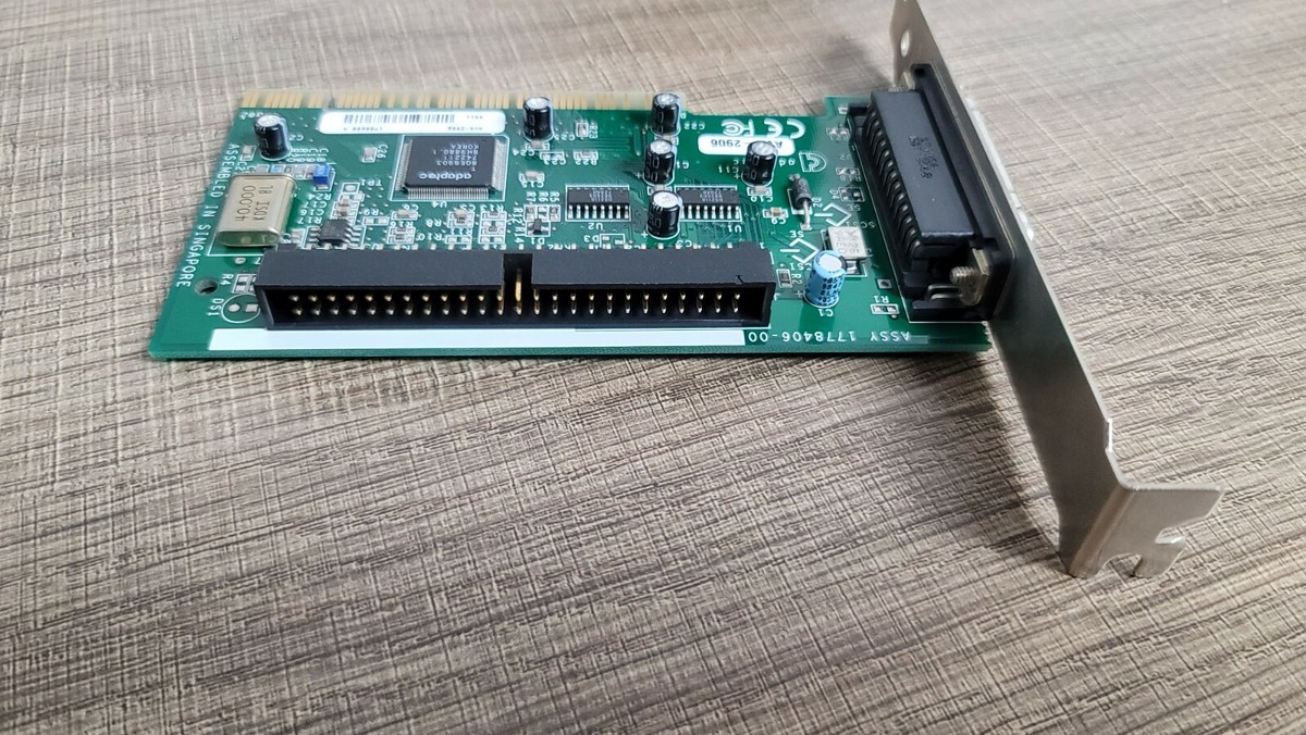 Adaptec AVA-2906 PCI SCSI Interface card - Windows and Mac Support