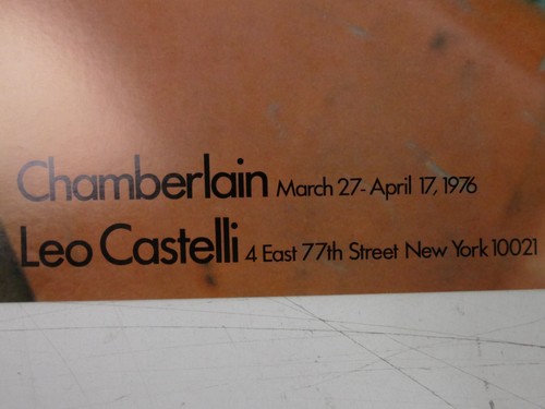 Chamberlain Leo Castelli 1976 Plakat 55x42cm O-4551 - Bild 3 von 6