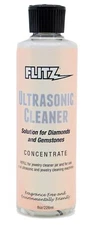 Flitz Ultrasonic Jewelry Cleaner Solution - 8oz Bottle of USA-Made Gold & Ste...