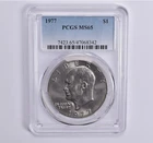 1977 Eisenhower Dollar — photo from another recent sale