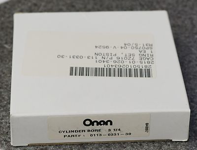 CUMMINS ONAN 113A130-30 DJA DJB DJC RDJC STD PISTON RING SET 113-0331 3 1/4 BORE