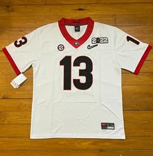 Bennett IV #13 Stetson Bennett IV Georgia UGA Stitched White 2022 Free Shipping!