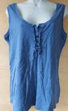 Boden vest, size 18, with button and frill feature at neck VGC