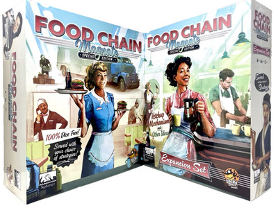 food chain magnate card sleeves Ryker This set both shrinks the required table space to play the game significantly Food Chain Magnate Insert for