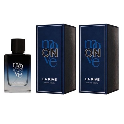 La Rive Move On for Men 2 x 100 ml Eau de Toilette EDT Set Herrenduft