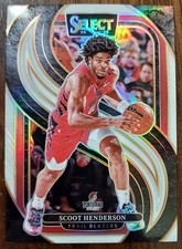 2024-25 Panini Select - Premier Level Scoot Henderson #119 White Prizm /149