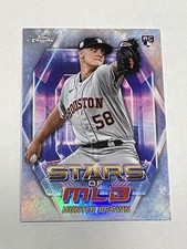 2023 Topps Baseball Stars of MLB Chrome - Hunter Brown RC - Houston Astros