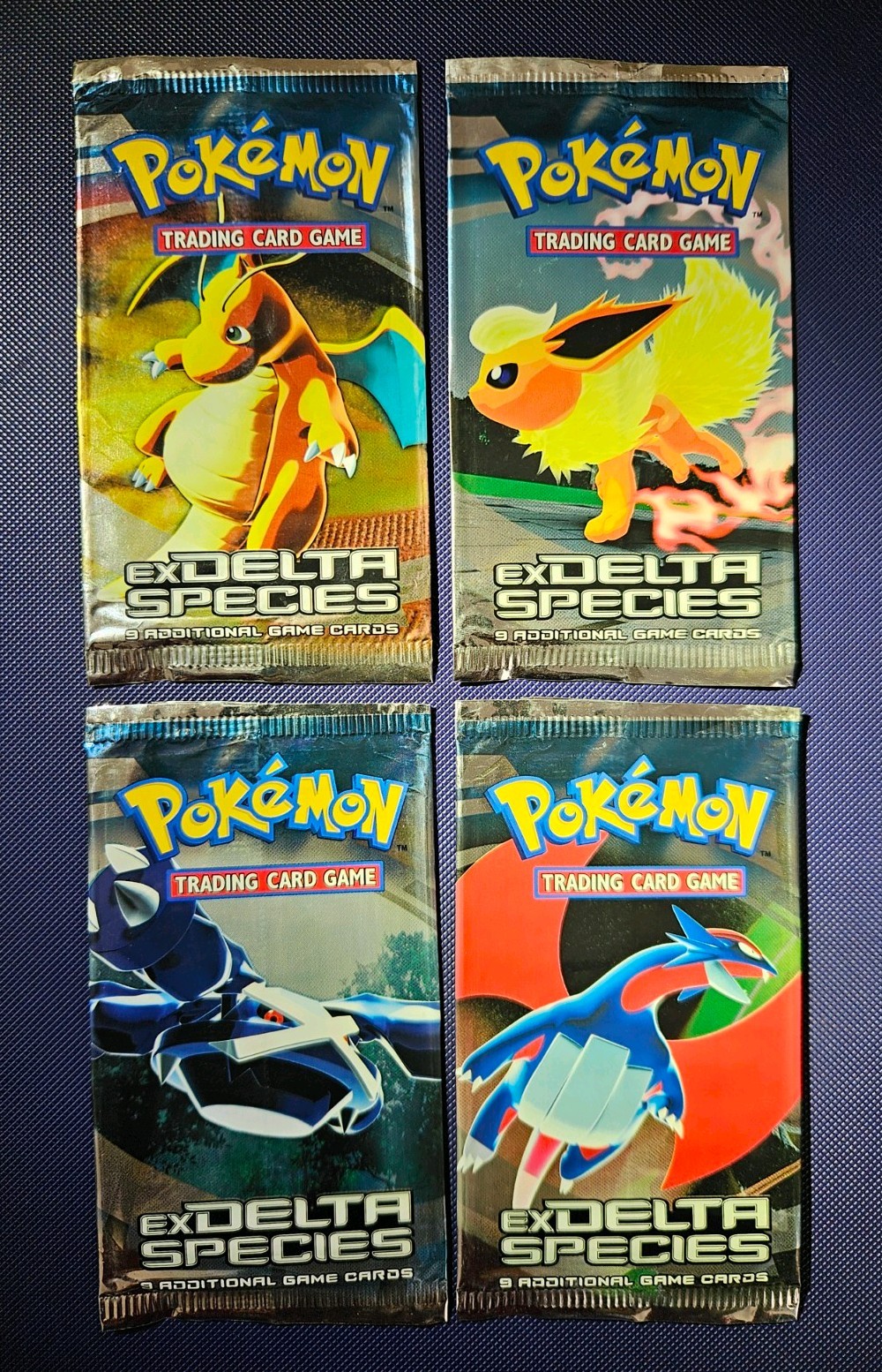 Pokemon Booster Ex Delta Species Art Set Dragonite Flareon Metagross Salamance