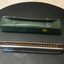 M. Hohner harmonica Germany echo in C with case. Good condition